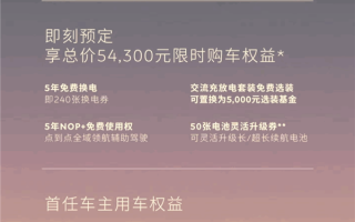 购车就送5年免费换电！蔚来新款ES6/EC6上市：33.8万起 ！
