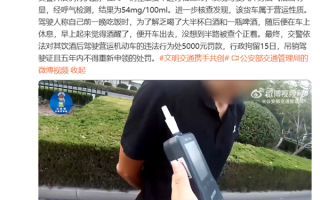“隔夜酒”后真不能开车 男子被吊销驾照+5年禁驾 !