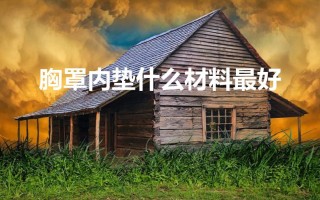 胸罩内垫什么材料最好（如何选择最适合的胸罩内垫材料）