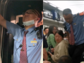 假期火车列车员被挤出“夹子音”！​网友：心疼又好笑，应该给准备扩音器 ！