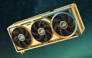 用了6.5克真黄金！华硕推出ROG RTX 5080 Dhahab显卡：外观同样奢华 ！