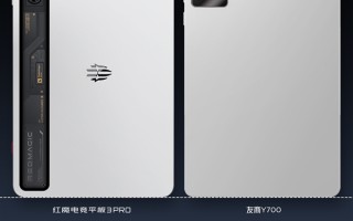 红魔电竞平板3 Pro对比Y700、iPad mini：9英寸屏机身反而更小 ！
