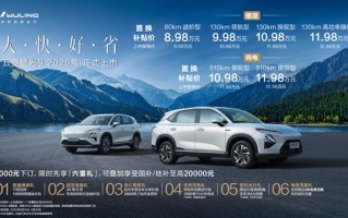 不到9万买家用新能源SUV 新款五菱星光S上市：8.98万起 !