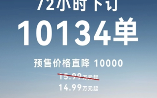 72小时订单突破10134单！奇瑞风云T9预售价格降至15.49万起 ！