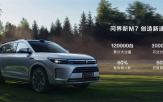 问界新M7累计大定突破12万台：月交付能力将达3万台 ！