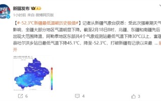 64年首次！新疆富蕴县吐尔洪乡气温降至-52.3℃破纪录：真冷冒烟了 !