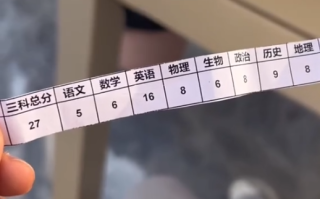 初中妹妹8科成绩总分66！研一哥哥回应：不止一条路 ！