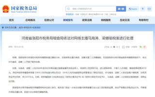网红主播小马哥夫妇偷税被罚317万：账号已被禁言 ！