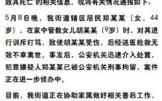 母亲殴打女儿致其死亡 已被刑拘：案件正在进一步侦办中 ！