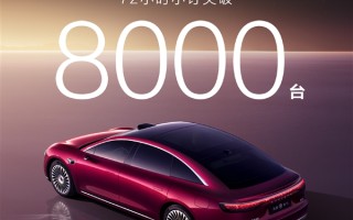 预售31.8万起 焕新享界S9开卖72小时预订突破8000台 !