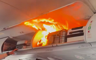 国航回应航班锂电池自燃：分别补偿经济舱和公务舱旅客200元和300元 !