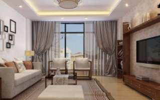 客厅挂灰色的窗帘好吗?