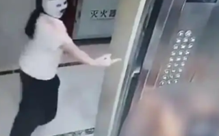 “面具女”电梯内恐吓两幼童 ！当事母亲称面具女孩及家长已道歉 ！