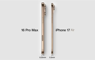 只有5.5mm！iPhone 17 Air厚度对比图来了：看看它有多薄 ！