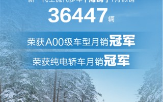 代步车之王 比亚迪海鸥获A00级车型+纯电轿车月销冠军！