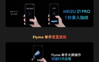 1秒完成指纹录入！魅族21 PRO搭载mTouch Max广域超声波指纹：识别面积大9倍 ！