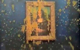 世界名画《蒙娜丽莎》又遭“泼墨”：幸好留了一手 ！