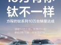钛7单月狂卖2万多辆太受欢迎！比亚迪方程豹钛系列达成10万销量 ！