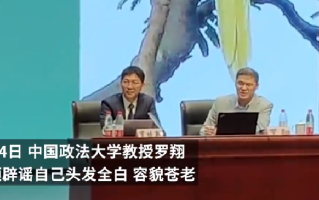 罗翔回应面容苍老头发全白：灯光打在头上，头发本来稀薄，有人故意用变老软件 ！