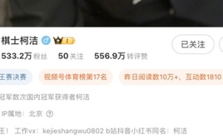 争议退赛后 柯洁修改个人简介：世界围棋九冠王 ！