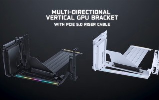 联力打造最强PCIe 5.0竖装显卡支架：20斤庞然巨物也不怕 !
