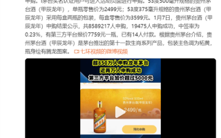 850多万人抢购“龙年茅台”：有第三方已加价五千 ！