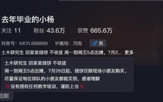 95后研究生博主卖创意烧饼涨粉40万：小朋友很喜欢 !