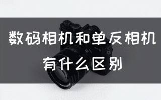 单反相机和数码相机的区别（哪种相机照出的照片更好看） ！