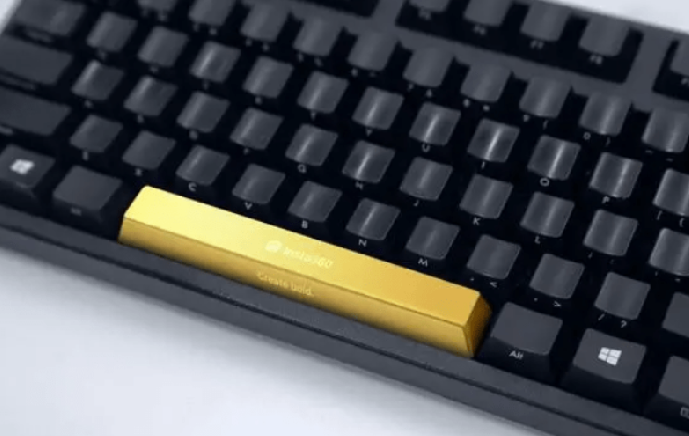 一公司奖励程序员38g黄金空格键：价值近两万元 ！-第1张图片