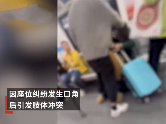 成都地铁3号线打人男子被拘13日并处罚金800元！-第1张图片