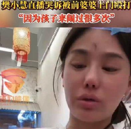 网红樊小慧称被前婆婆上门殴打：前夫一家多次要带走孩子 ！-第1张图片